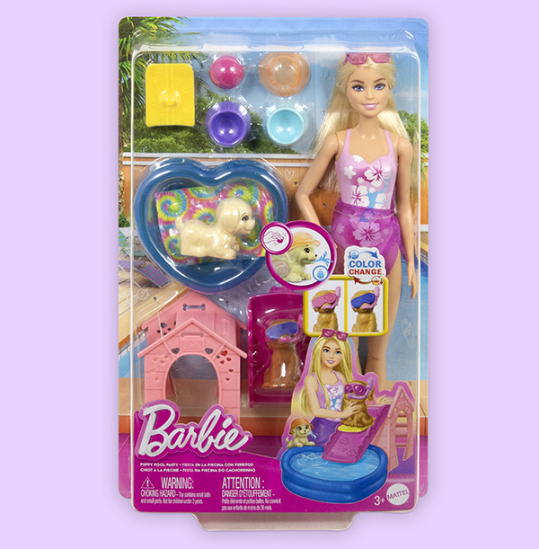 Barbie Puppy Pool Party