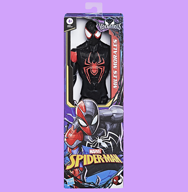 Spiderman Vs Venom Miles Morales Figure
