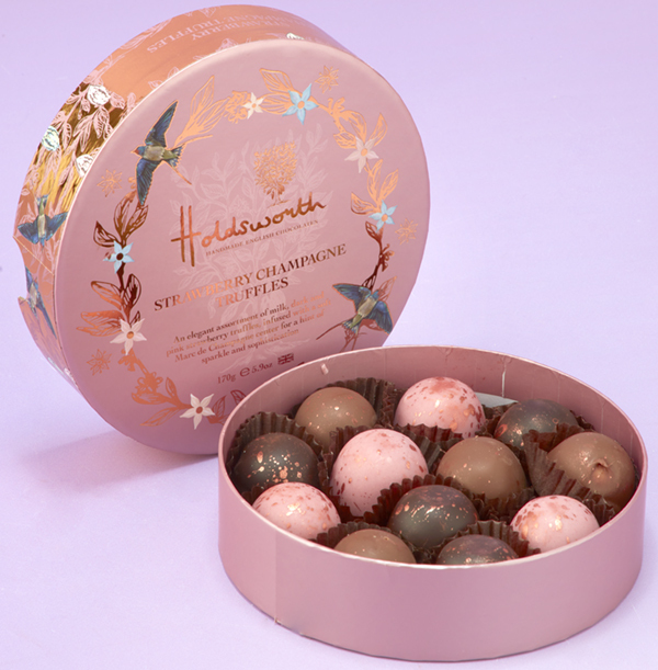 Holdsworth Strawberry Champagne Truffles
