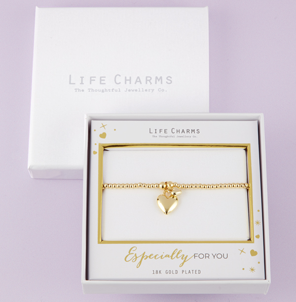 Gold Mixed Heart Bracelet