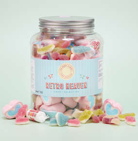 Giant Retro Heaven Sweets Share Tub