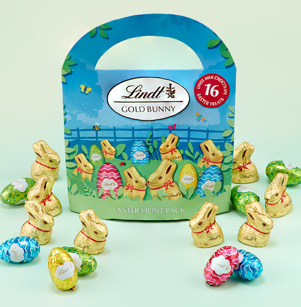 Lindt Bunny Milk Chocolate Easter Hunt Pack