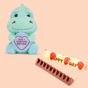 Photo of Dino Hug & Toblerone Birthday Bundle