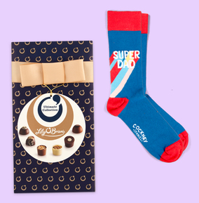 Chocs & Socks Super Dad Set