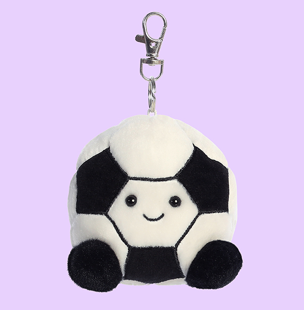 Striker Football Clip-On Key Ring