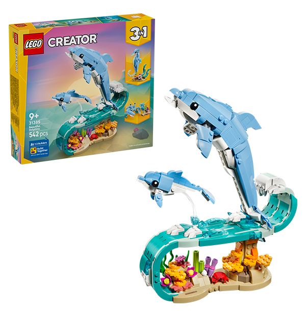 Photo of LEGO Sea Animals Beautiful Dolphins