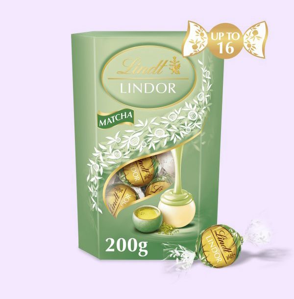 Photo of Lindt Lindor Matcha White Chocolate Truffles Box