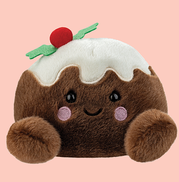 Palm Pals Christmas Pudding Soft Toy