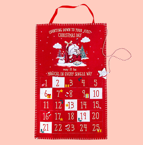Tatty Teddy Hanging Advent Calendar