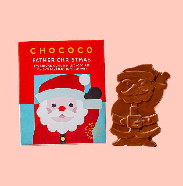 Father Christmas 47% Colombia Milk Chocolate Bar