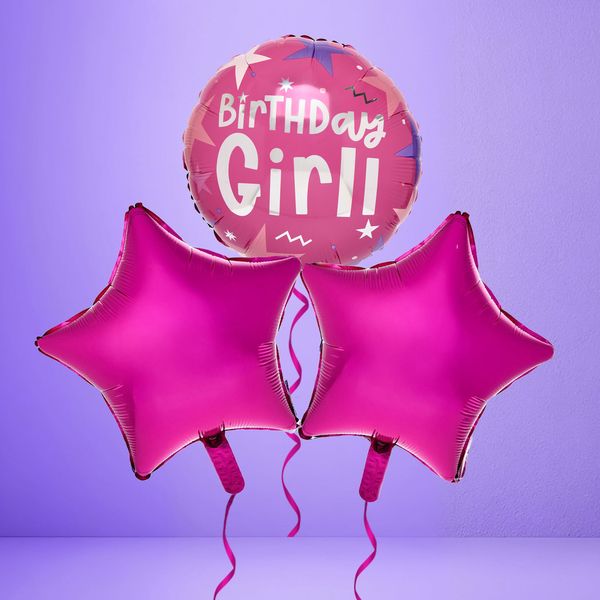 Photo of Birthday Girl Balloon Bouquet