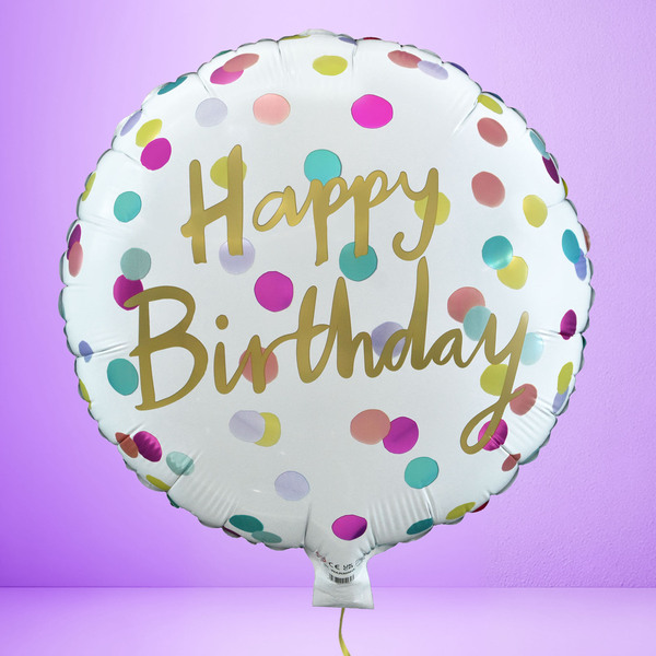 Spotty Happy Birthday Balloon