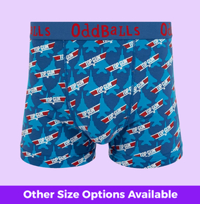 Oddballs LARGE Top Gun Men's Cotton Boxer Shorts