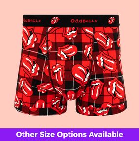 Photo of Oddballs LARGE The Rolling Stones Men's Cotton Boxer Shorts
