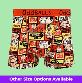 Photo of Oddballs MEDIUM Mr Bean Men's Cotton Boxer Shorts
