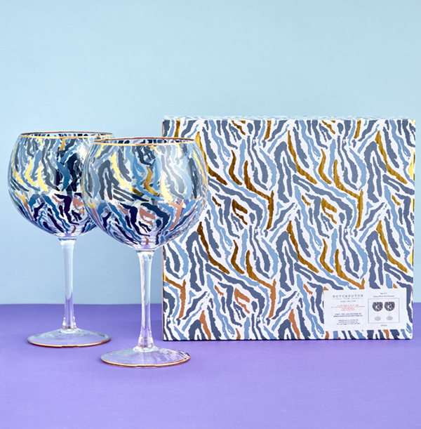 Funky gin glasses on sale