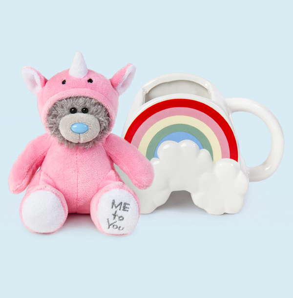 Tatty Teddy Unicorn Rainbow Mug Funky Pigeon