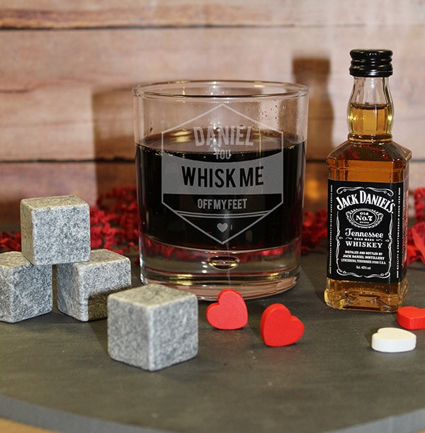 Whisky & Glass Gift Set - Whisk Me Off My Feet