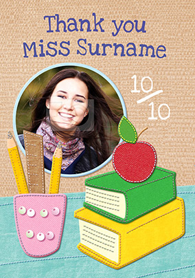 Sew 'n' Sews - Book stack with Apple