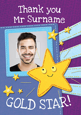 Sew 'n' Sews - Male Teacher Gold Star
