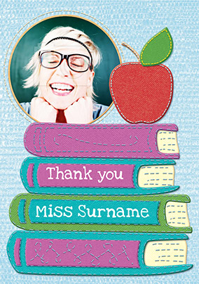 Sew 'n' Sews - Photo upload Thank You Teacher