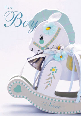 Baby Photo - Rocking Horse Boy