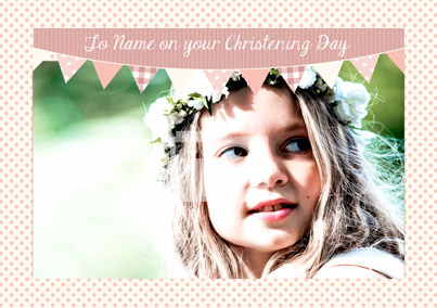 Bunting - Female Christening Day