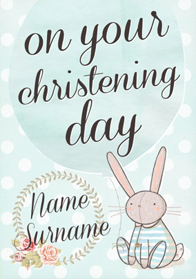 La Petit Lapin - Boy Christening Day