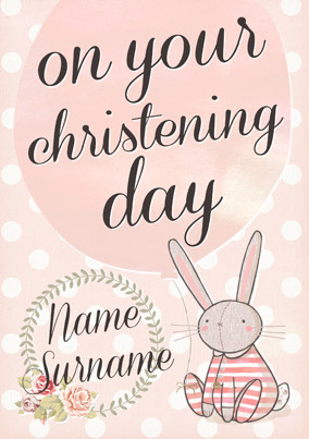 La Petit Lapin - Girl Christening Day