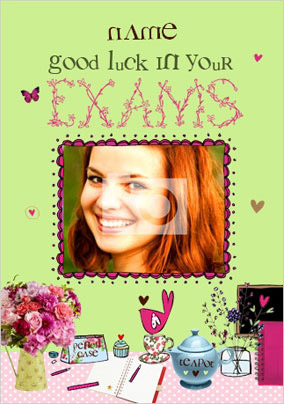 Cupcakes & Wellies - Good Luck With Exams PU