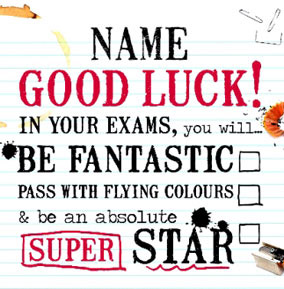 Greater Things - Good Luck With Exams