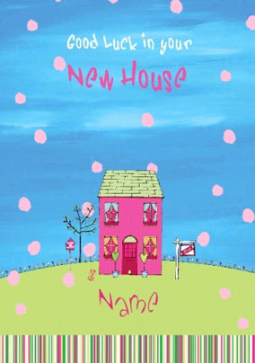 Colourful New Home card