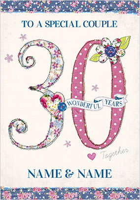 Fabrics - 30 Wonderful Years Together
