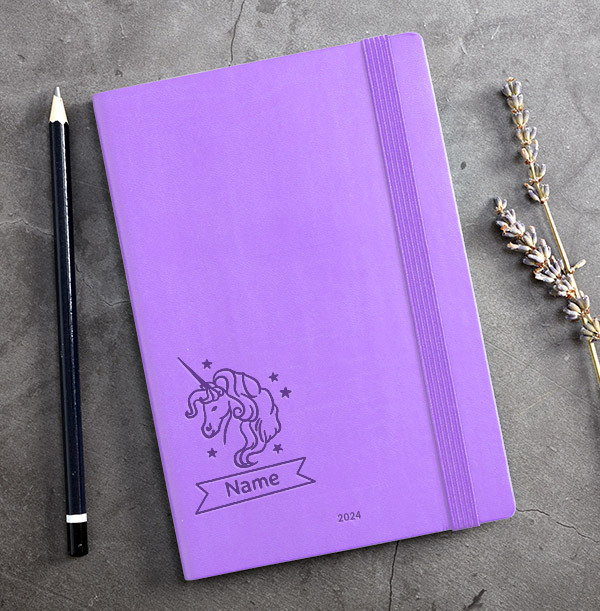 Personalised Unicorn Diary 2024