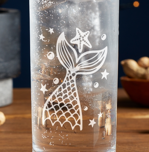 PRINT Mermaid Gin Set Highball FP to BoBB