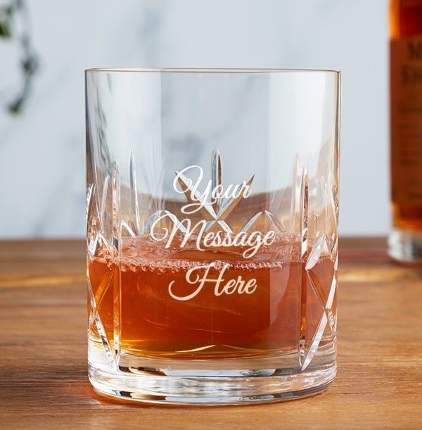 Engraved Crystallite Whisky Tumbler