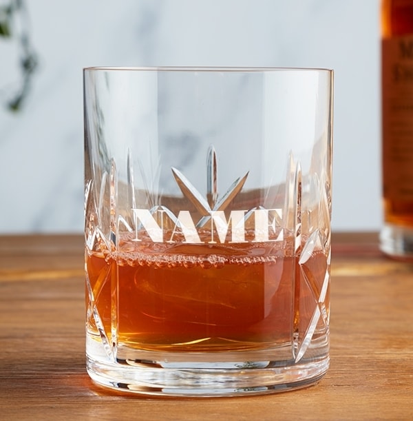 Name Engraved Crystal Tumbler