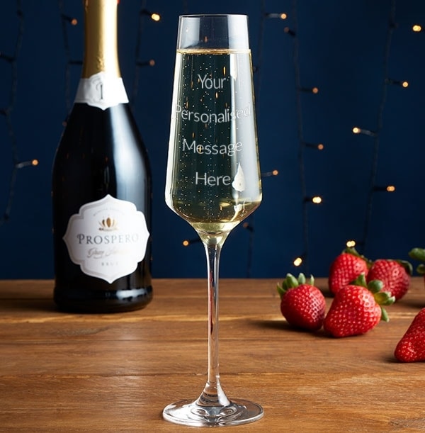 Personalised Champagne Flute