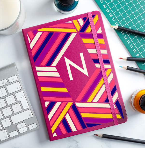 Geometric Initial Personalised Notebook