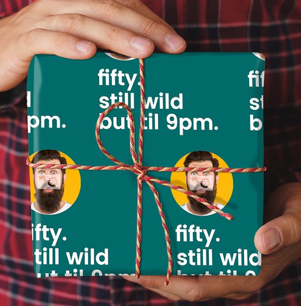 Fifty Still Wild Photo Wrapping Paper
