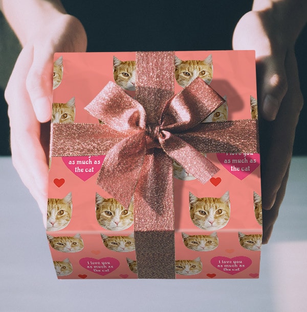 Cat Photo Wrapping Paper