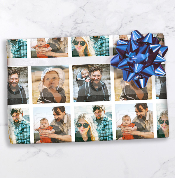 Full Photo Father's Day Wrapping Paper