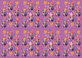 10th Birthday Photo Wrapping Paper