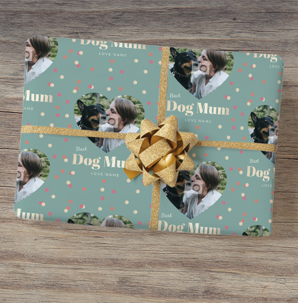 Dog Mum Photo Wrapping Paper