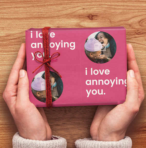 I Love Annoying You Photo Wrapping Paper