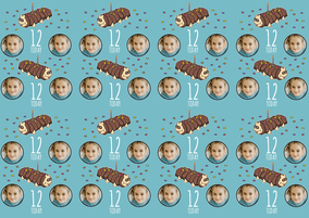 12th Birthday Photo Wrapping Paper