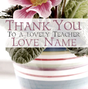 Antique Sentiments - Thank You Teacher