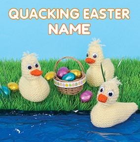 Knit & Purl - Quacking Easter Card