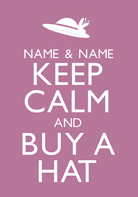 Keep Calm - Buy A Hat