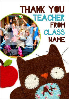 O Sew Cute - Thank You Teacher PU